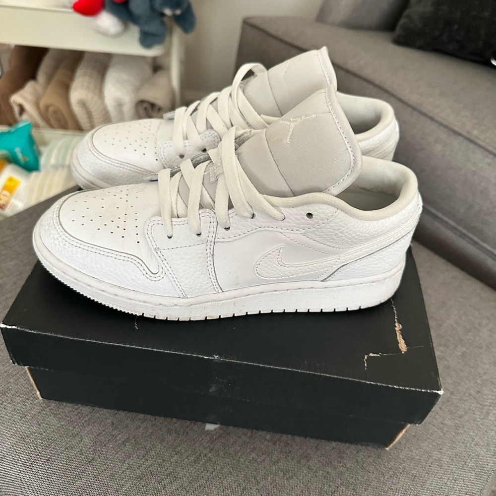 Nike All-White Low-Top Sneakers